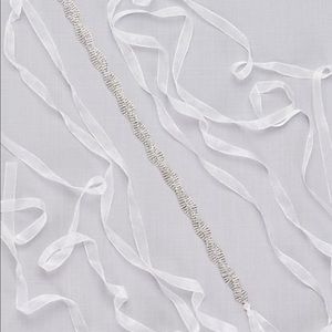 DAVID’S BRIDAL Dainty Crystal Medallion Sash